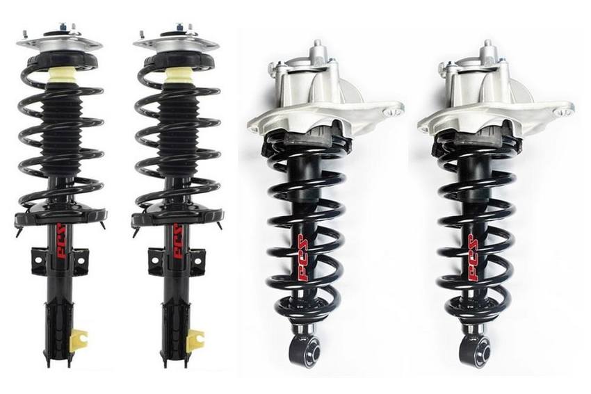 Volvo Suspension Strut and Coil Spring Kit - Front and Rear - Aftermarket 3990995KIT